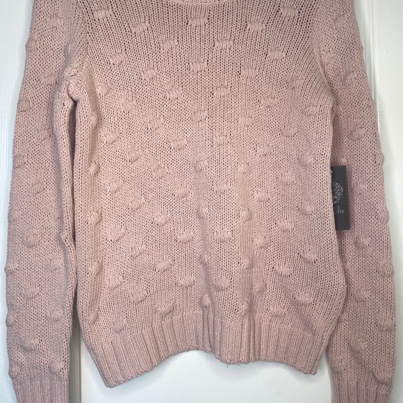 Vince Camuto Women's Popcorn Soft Pink Sweater XS - Picture 4 of 4